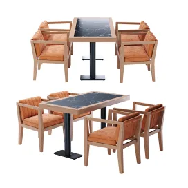 Berba Group Chairs And Table In A Cafe